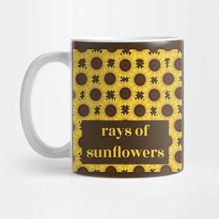 Rays Of Sunflowers Mug